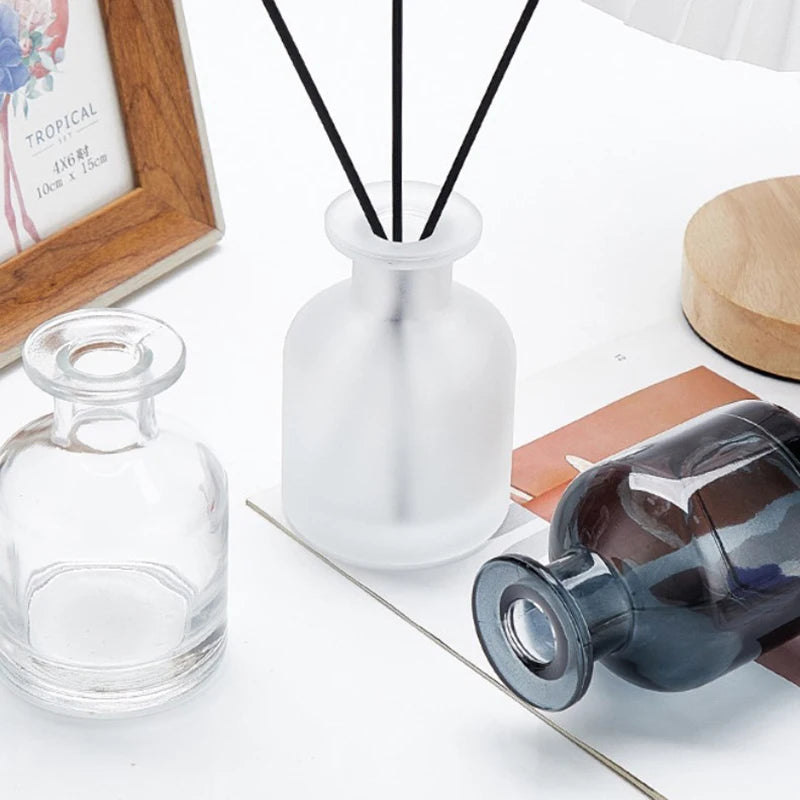 Party Gifts Glass Container Oil Diffusers Sticks Reed Diffuser Qme