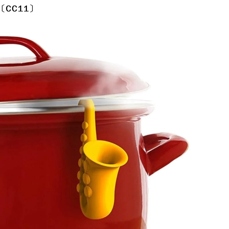 Silicone Pot Lid Fixer Heat-resistant Spill-proof Plug Lifter Qme
