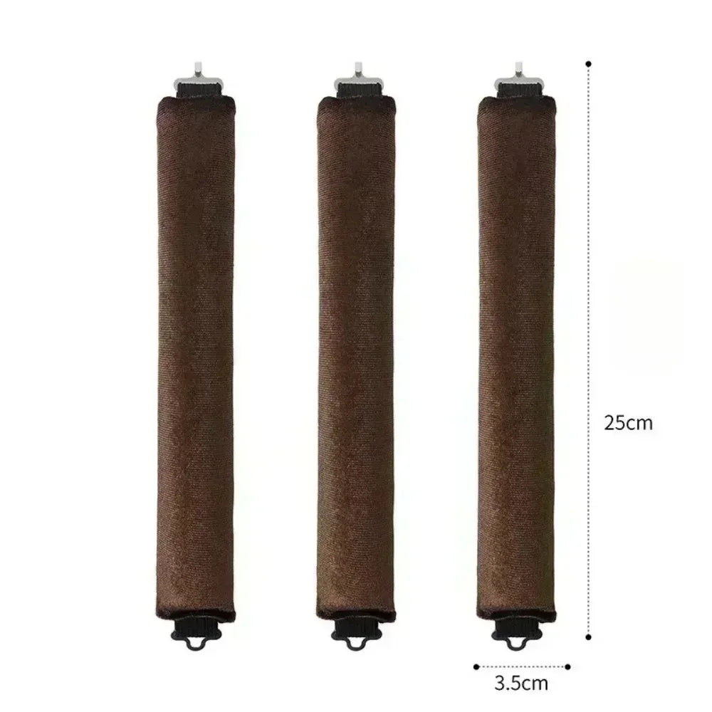 Heatless Hair Curlers Curling Rod Headband No Heat Hair Rollers Lazy Curls with Hook Sleeping Soft Flexi Rod Hair Styling Tools Qme