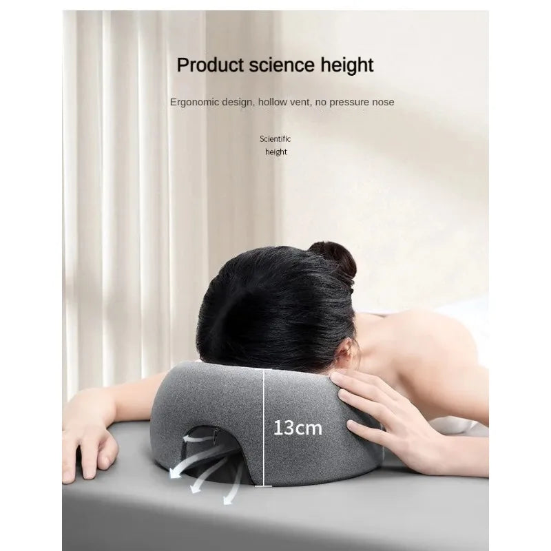 Face Down Pillow Prone Resting Comfort Memory Foam Ergonomics Home Qme
