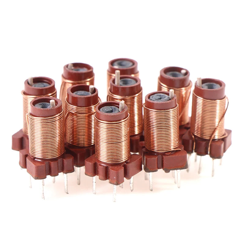 10pcs 26T 2.1uh-6.3uH Adjustable High-Frequency Ferrite Core Inductor Qme