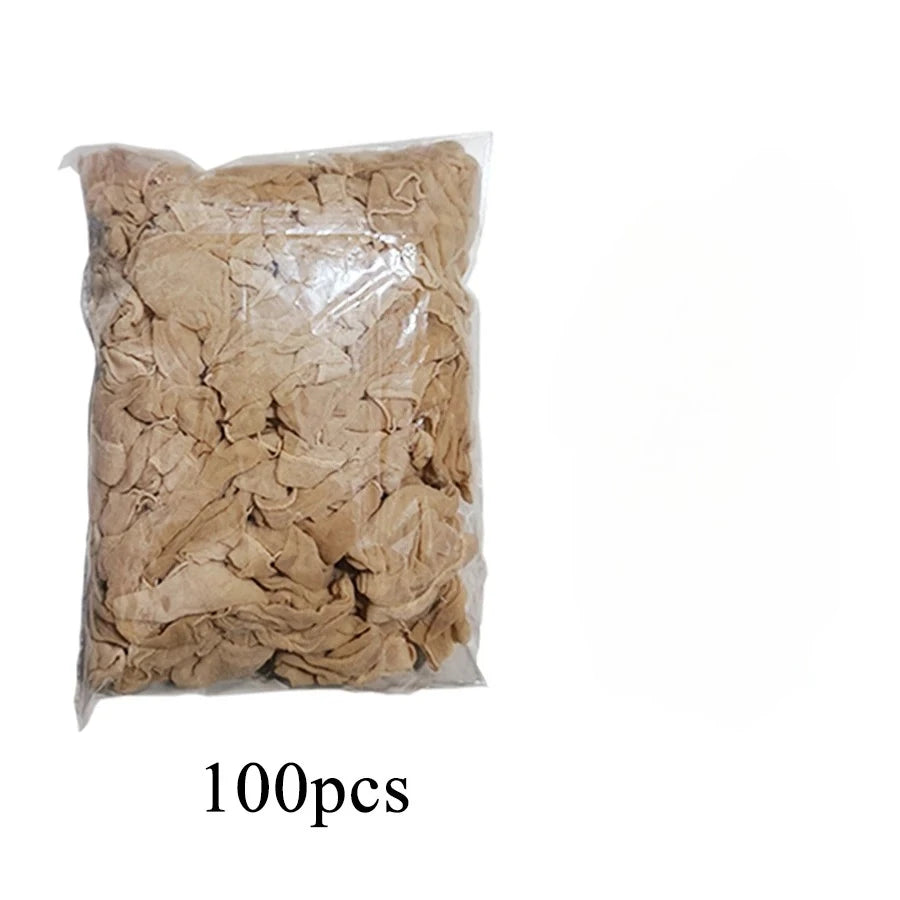 Wholesale HD Wig Caps High Quality Transparent HD Hair Nets Weave Nylon Stretchy Lace Front Wig Cap for Women Men Light Brown Qme 100pcs