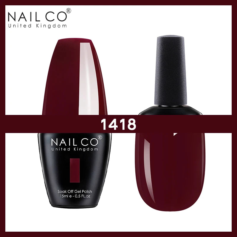 NAILCO Nude Nails Gel Nail Polish UV LED Semi-permant Varnish Hybrid
