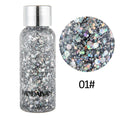 Glitter Body Lotion Diamond Gel Cream Eye Nail Hair Face Lasting Qme A