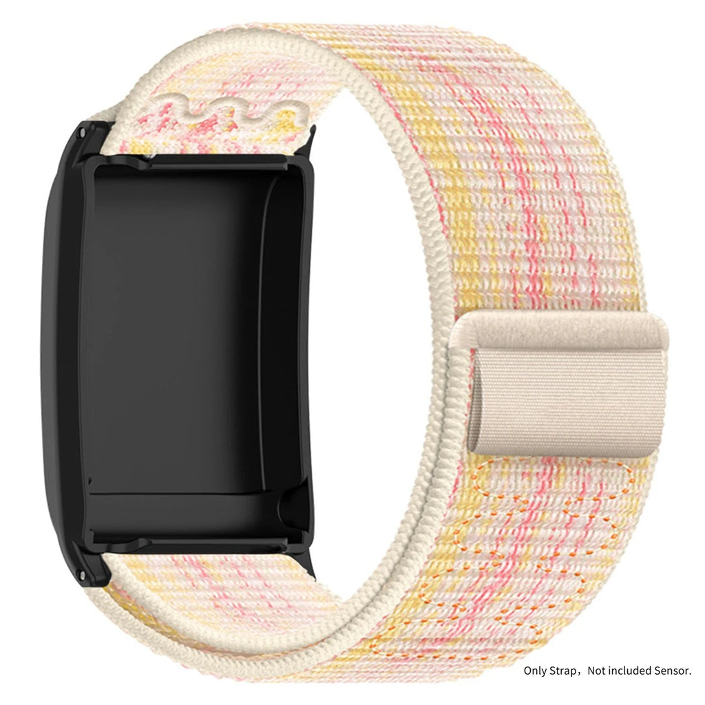 Watchband Compatible with Whoop 4.0 5.0 Elastic Nylon Bracelet Lightweight Adjustable Bracelet for Whoop 5.0 Strap Accessories Qme Star Pink For WHOOP 4.0