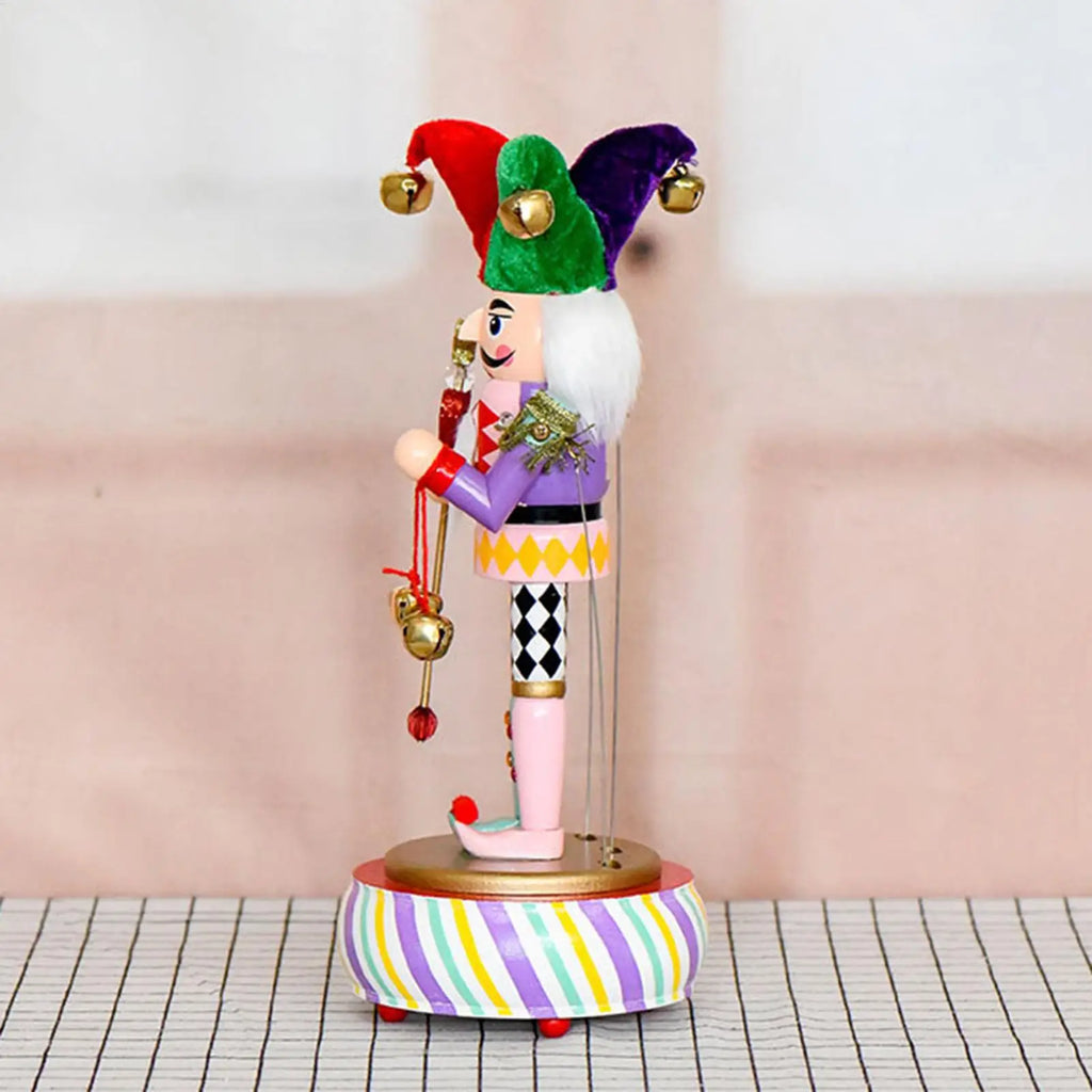 Nutcracker Music Box Christmas Seasonal Decoration Festive Desk Qme