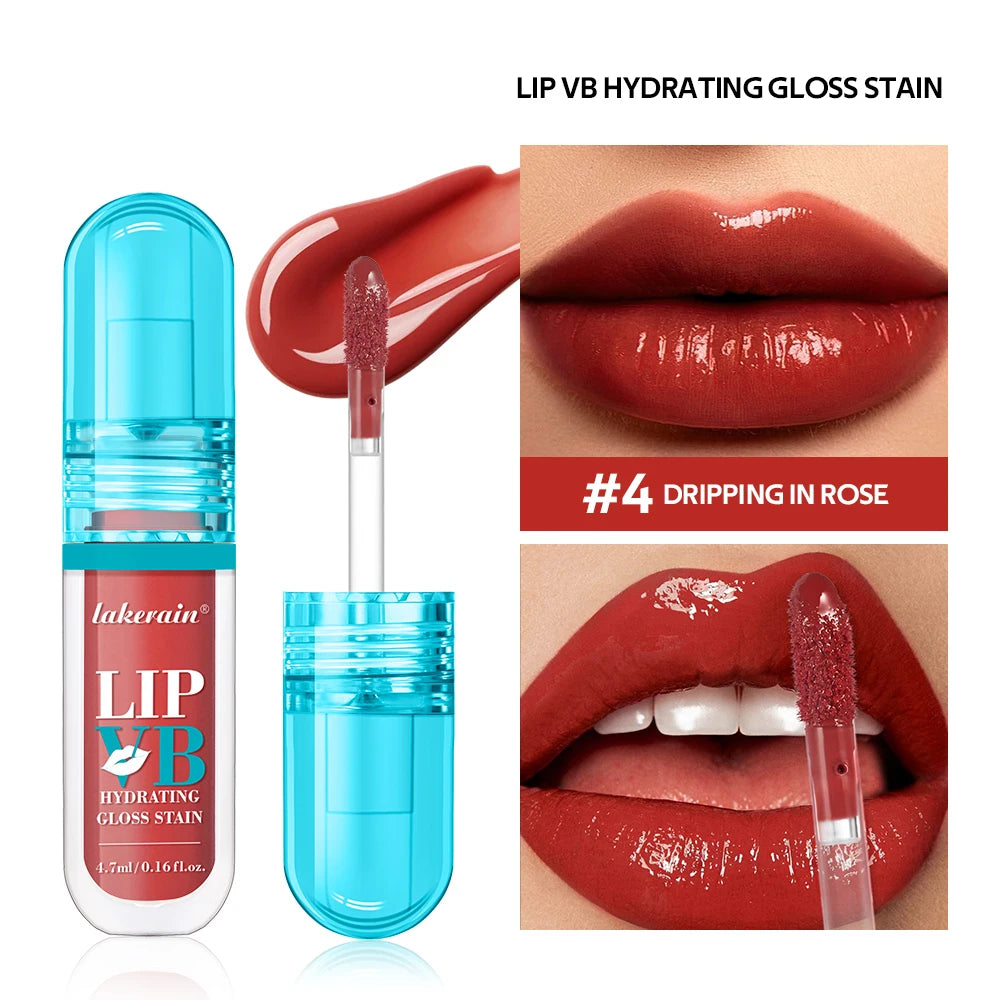 Vitamin B Moisturizing Gloss Lip Glaze Stain Qme 04