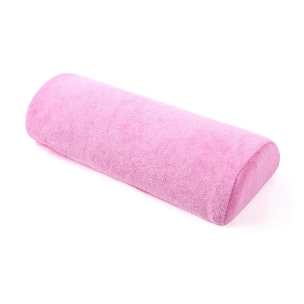 10 Colors Soft Hand Rest Nail Arm Pillow Stand Manicure Table Mat Qme pink