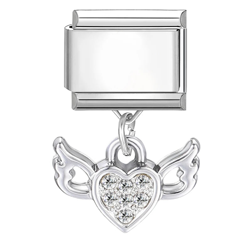 Fashion Starfish Shell Whale Pendant Series Women Men Charm Link Fit