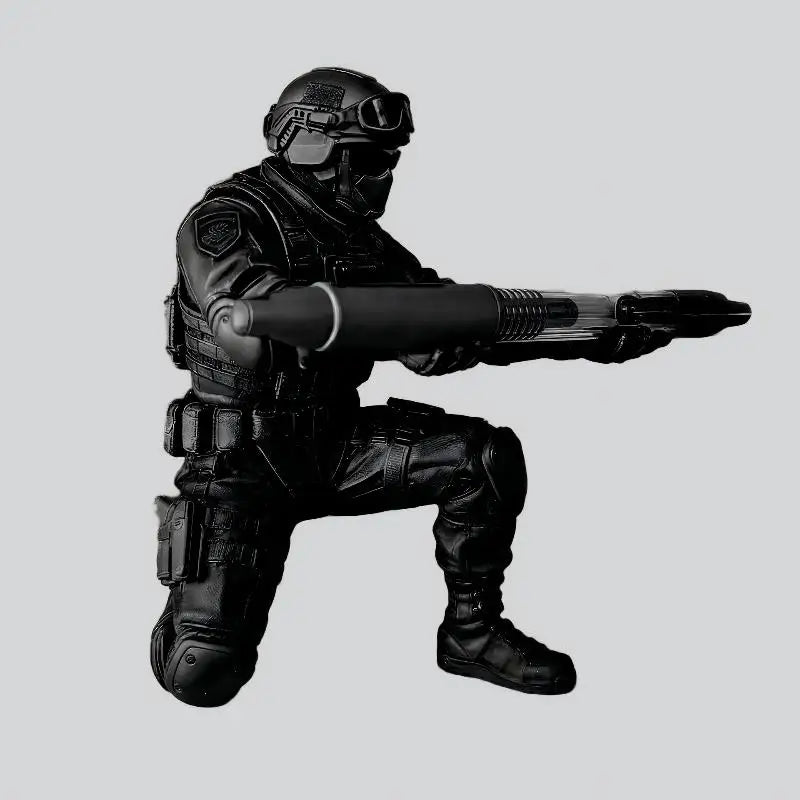 Soldier Pen Holder 3D Printed Desktop Organizer Cool Figure Statue Qme