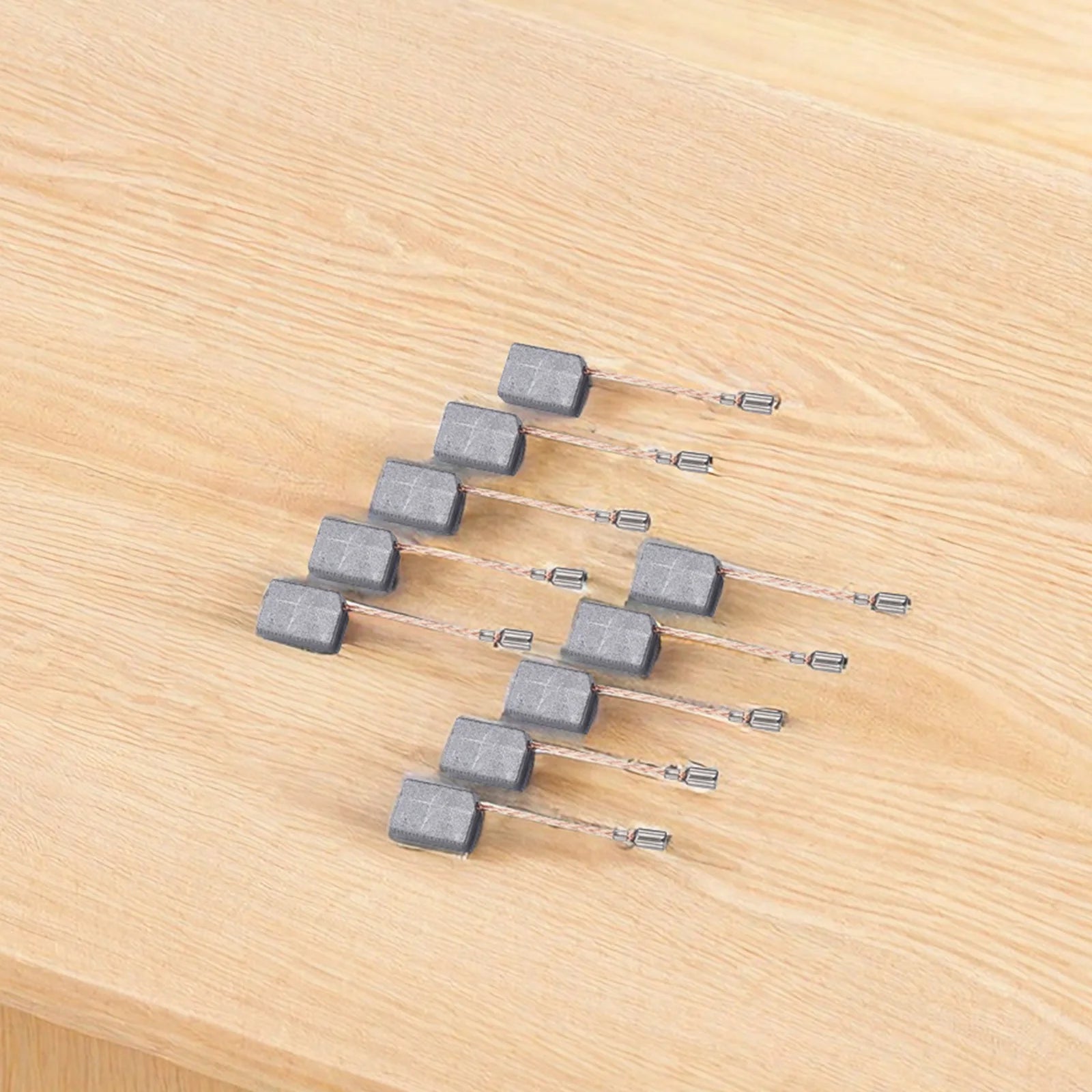 10pcs Electric Grinder Replacement Carbon Brush Spare Parts For WU900 WU829 WU816 WU771 Electric Motors Brush 6x11x15mm Qme