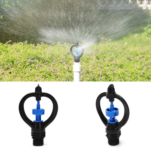 1/2 Inch External Thread Rotary Sprinklers Farm Irrigation Sprinkler Lawn Garden Gardening Water Watering 1PC. Qme