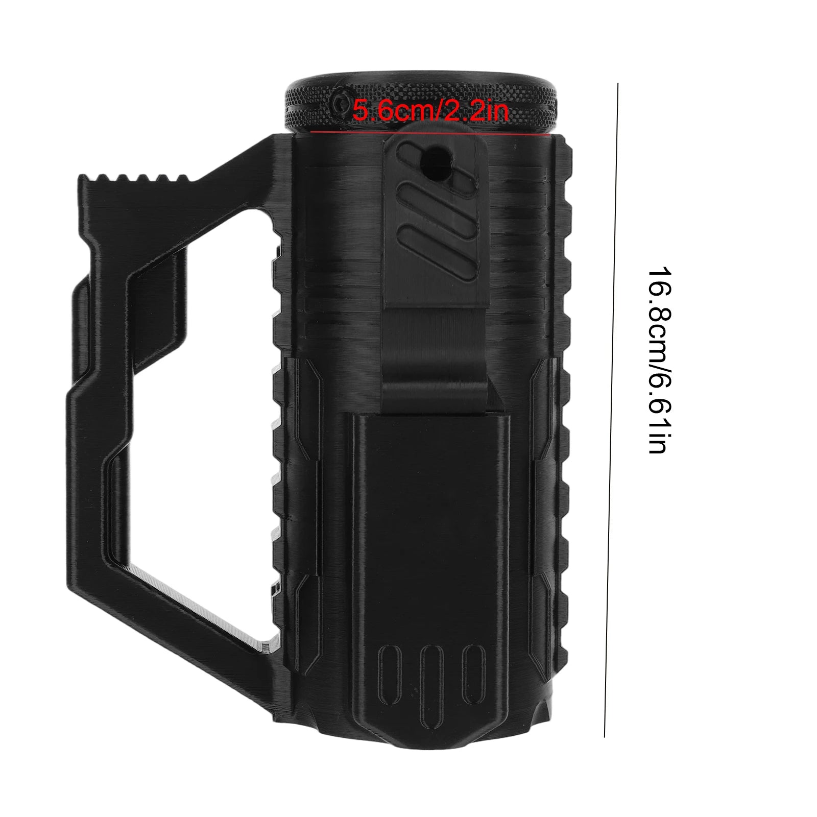 Non-Slip Handle Drink Holder for Soda Beer Water Bottle Dual Tactical Loading Can Rack for Sports Events Parties & Outdoor Use Qme for 12OZ Slim Can A