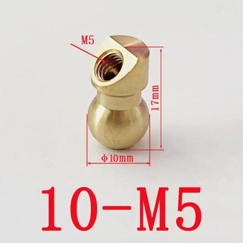 1Pc CNC Machine Tool Oblique Spray Brass Ball Coolant Nozzle Tool Holder Ball Joint Nozzle Accessories. Qme 1pc 10MM