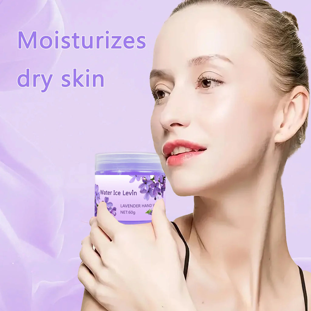 Lavender Moisturizing Hand Wax Mask, Hypoallergenic, for Hands and Feet, Smooths Skin, Gentle Cleansing Hand Mask, Brightens Hand Skin Qme