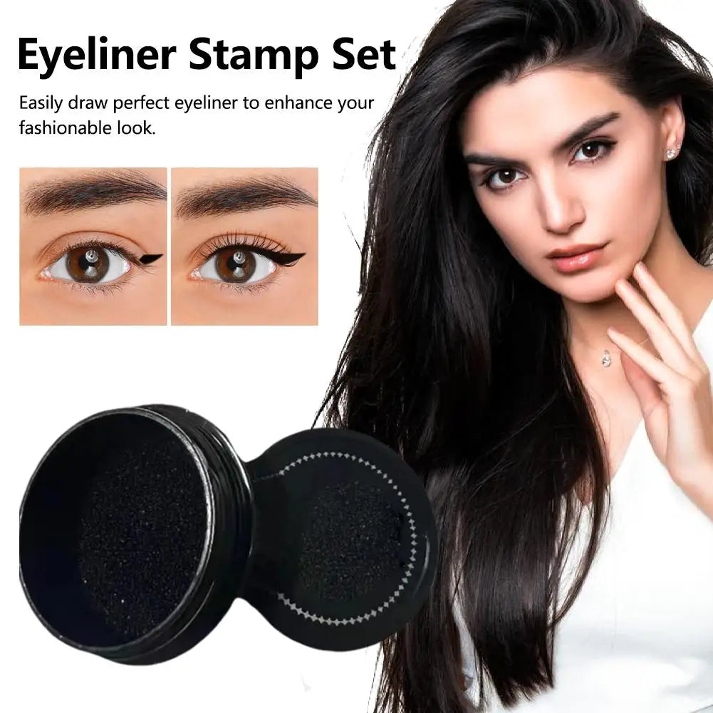 Double Ended Eye Eyeliner Stamps Shadow Cosmetic Easy Liner Stamping Qme
