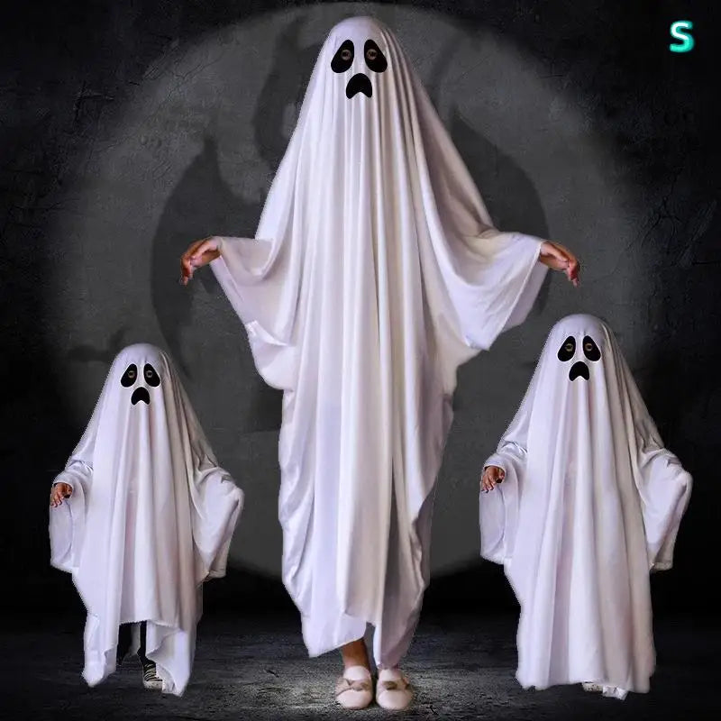 Halloween Costume Soft Breathable Fabric Easy Wear Cute Prints For Adults Kids Halloween Parties Qme S C