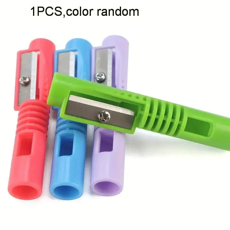 1 Multi-functional Manual Pencil Sharpener Protective Knife Cap Qme 1PCS