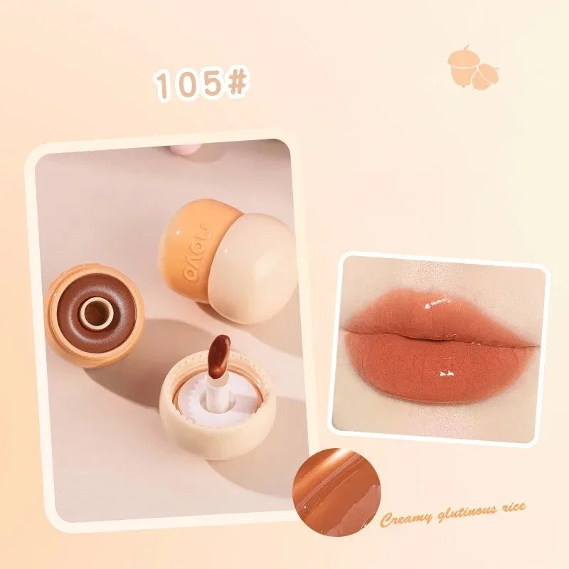 Matte Lipstick Berry Wine Soft Velvet Lip Mud Korean Makeup Solid Lip Gloss Non Stick Cup Lasting Moisturizing Light Lip Tint Qme style2-105