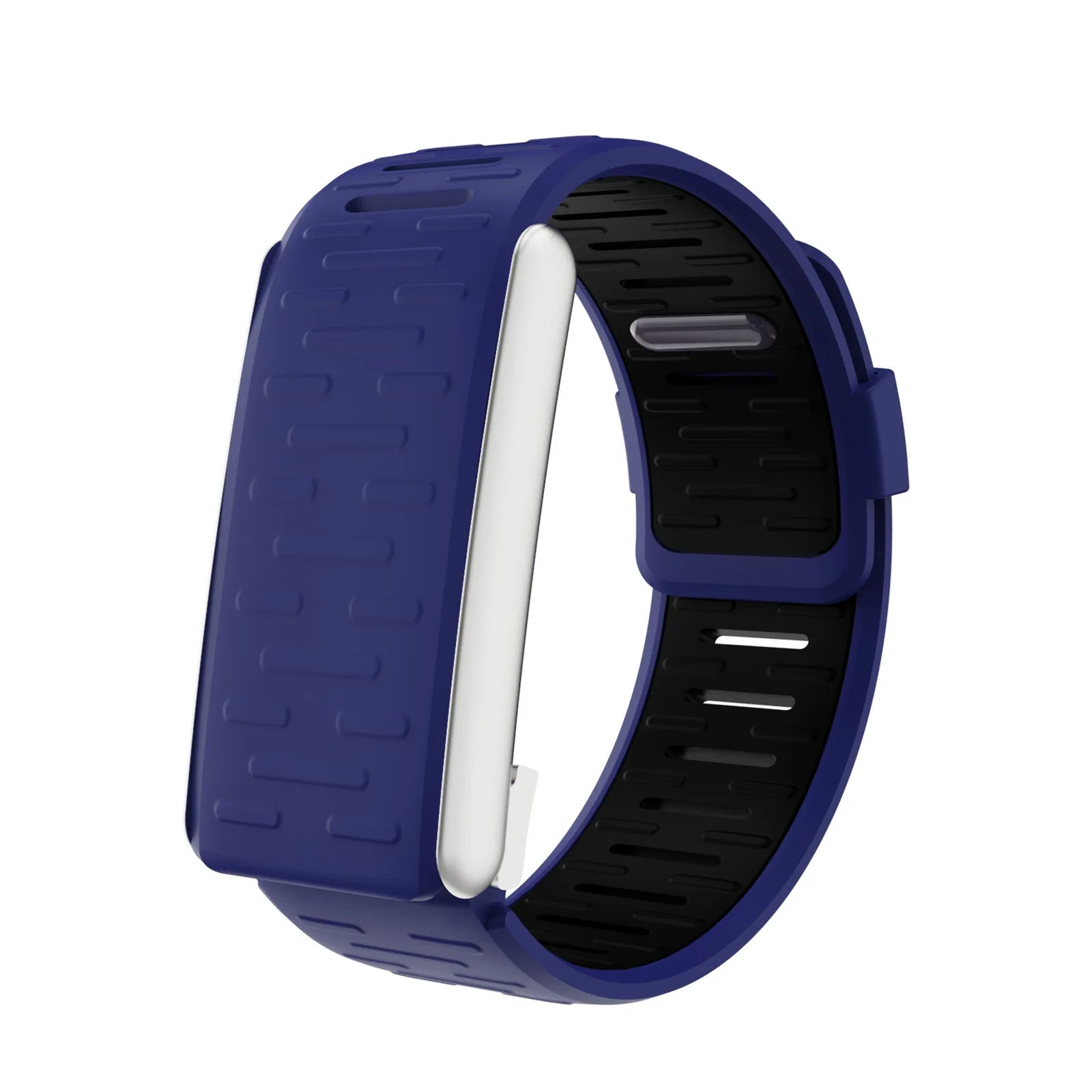 Silicone Sport Bands for Whoop5.0MG Strap Brecelet Adjustable Watch Strap Replacement Correa Breathable Straps for Whoop5.0 Band Qme Dark Blue-5.0