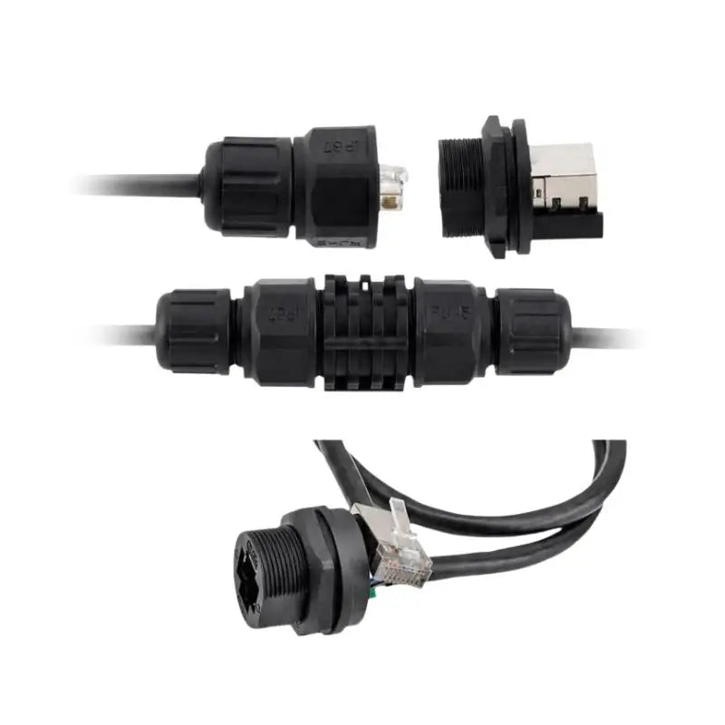 Easy Install LR20 M20 Waterproof RJ45 Network Cable Connector 8P8C Qme