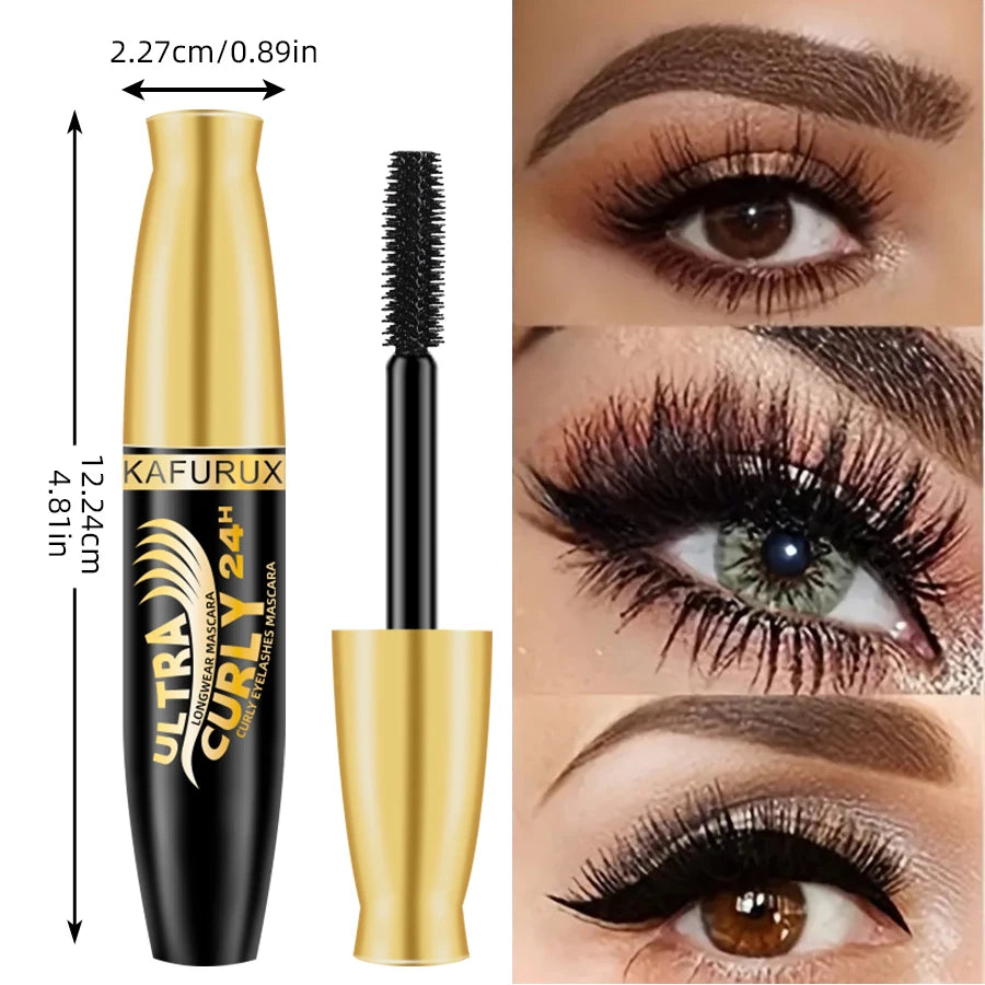Mascara Lengthening Black Lash Eyelash Extension Eye Lashes Brush Qme
