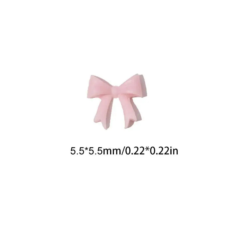 Mixed Mini Bow Nail Art Charms 3D Bowknot Tie Parts Decoration Ribbon Qme mixed 50pcs