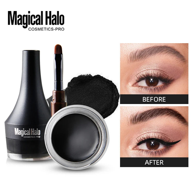 Eyebrow Pomade Brow Natural Dyeing Brow Tinted Waterproof Long Lasting Sculpted Brow Gel With Brush Eyeliner Cream Enhancers Qme