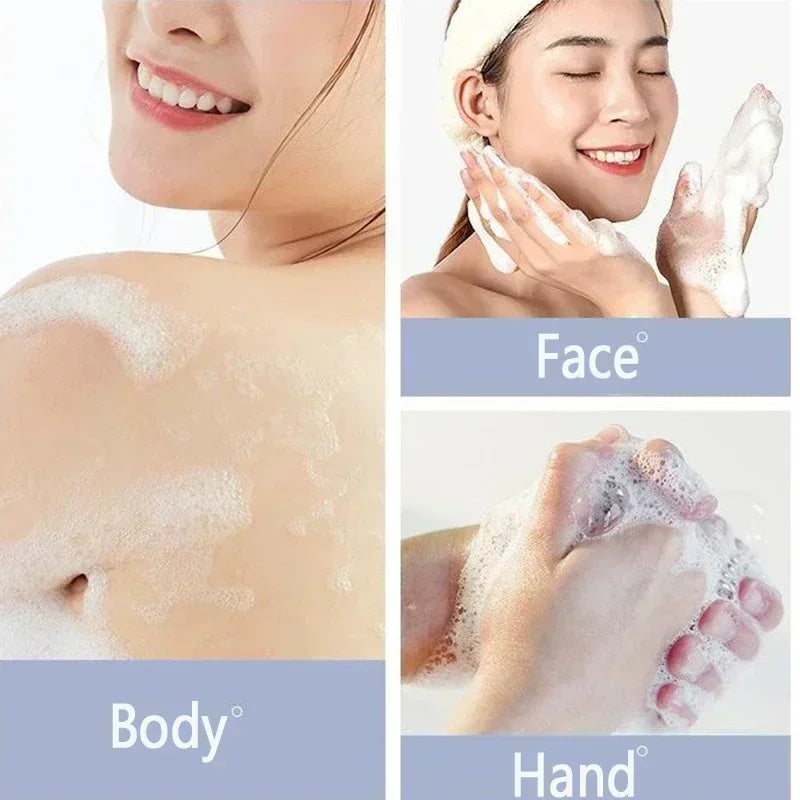 Handmade Whitening Soap Skin Care Deep Cleaning Moisturizing Cleansing Essential Temperate Soap Brighten Skin Kojic Acid Soap Qme