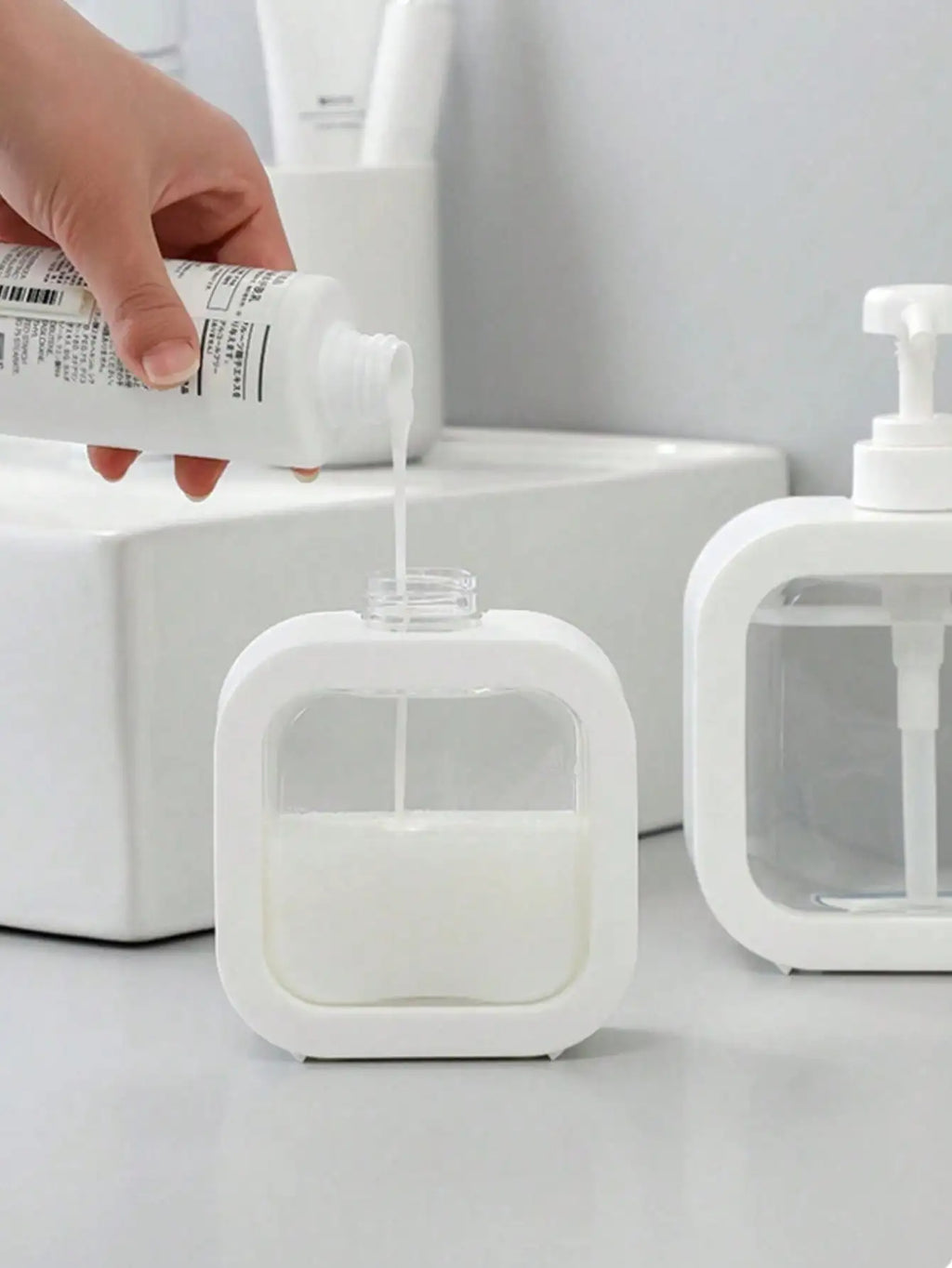 1PC300ML Bottling Bottles Suitable Skincare Lotion Shampoo Hand Qme