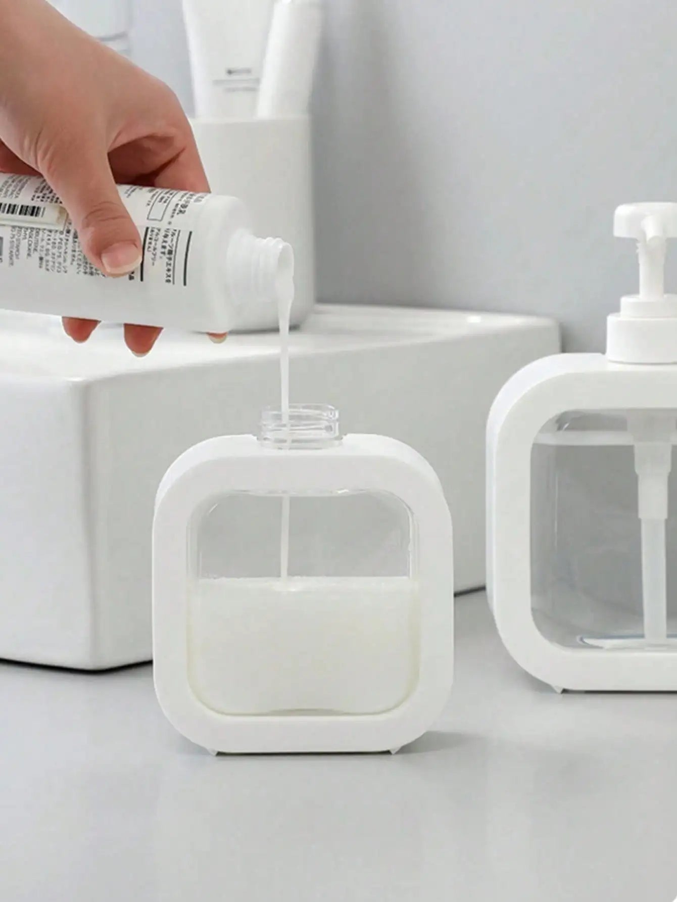 1PC300ML Bottling Bottles Suitable Skincare Lotion Shampoo Hand Qme