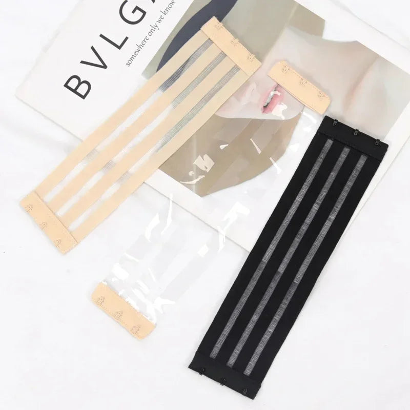 Elastic Invisible Women Non Slip Buckle Bra Extender 3 Hook Extension Qme