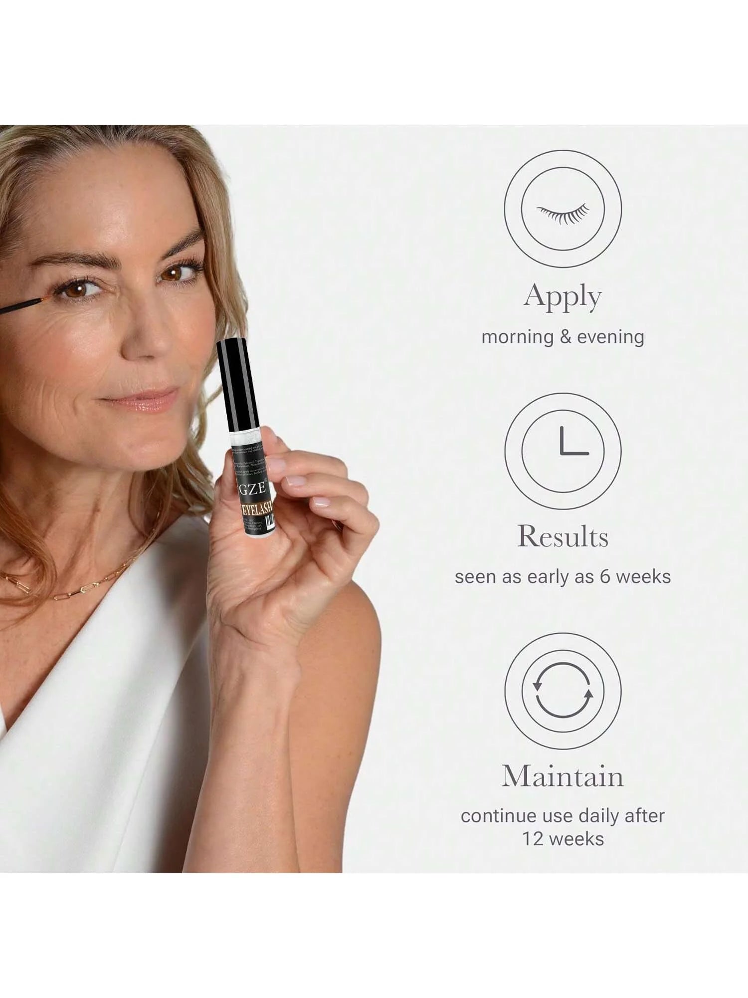 GZE Eyelash Serum Lash Boosting Serum Qme