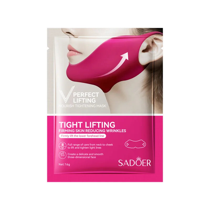 V-Shape Firming Face-lift Slimming Mask Removal Masseter Muscle Double Chin Face Fat Burning Anti-aging Beauty Products New Qme 1pc