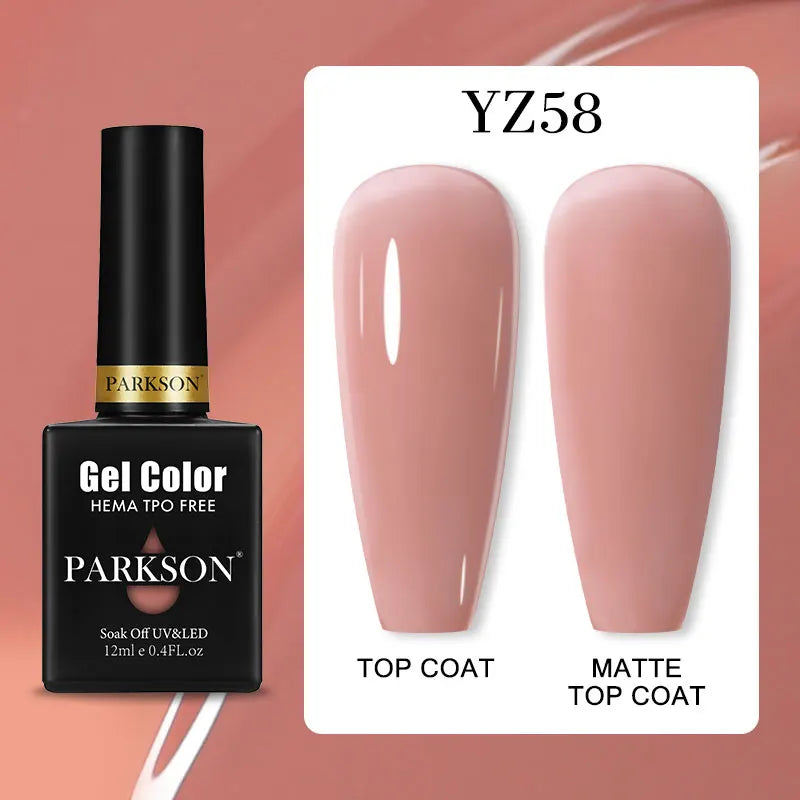 Parkson Colorful Nail Gel Polish Lacquer Soak Off UV LED Long Lasting