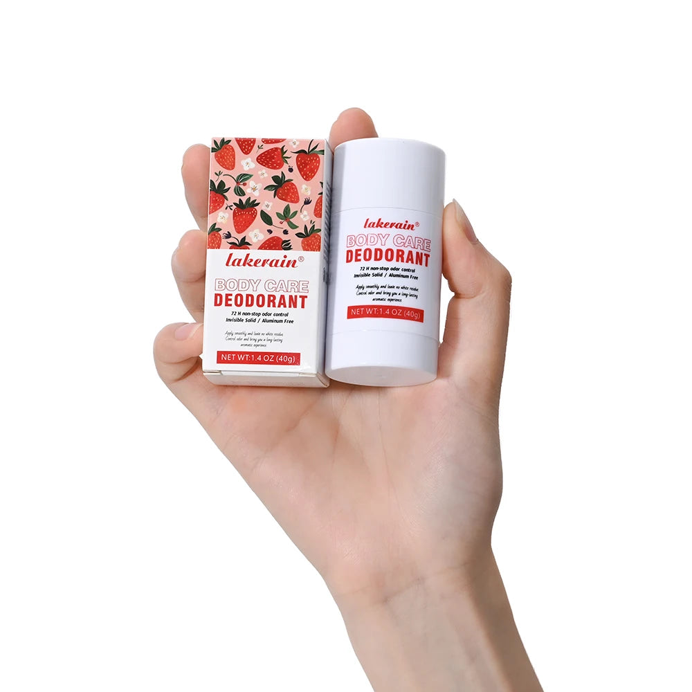 Lady Deodorant Fruit Balm Peach Flavor Strawberry Cantaloupe Grape Qme