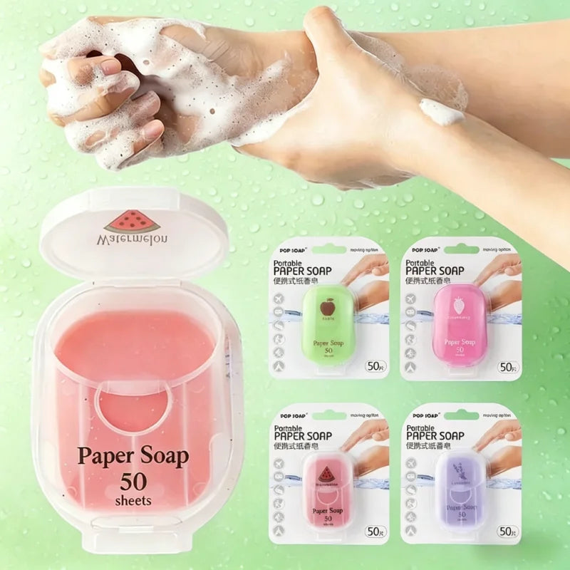Quick-dissolving Soap Paper Portable Plant Extract Mild Qme