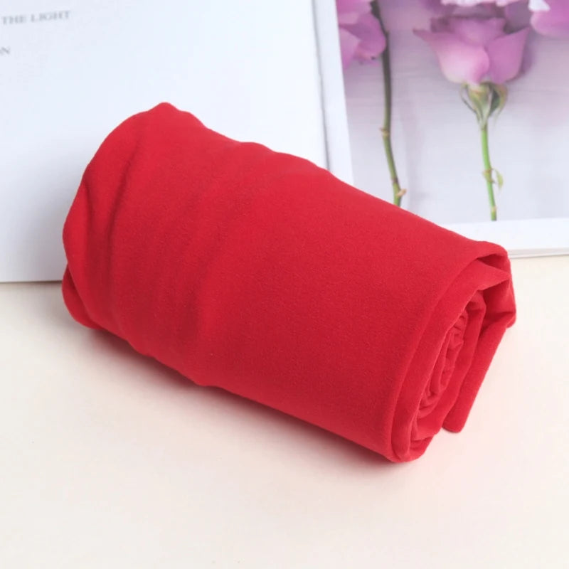 Women's Vintage Red Pantyhose Spring Autumn Velvet Elastic Y2k Slim Qme red One Size