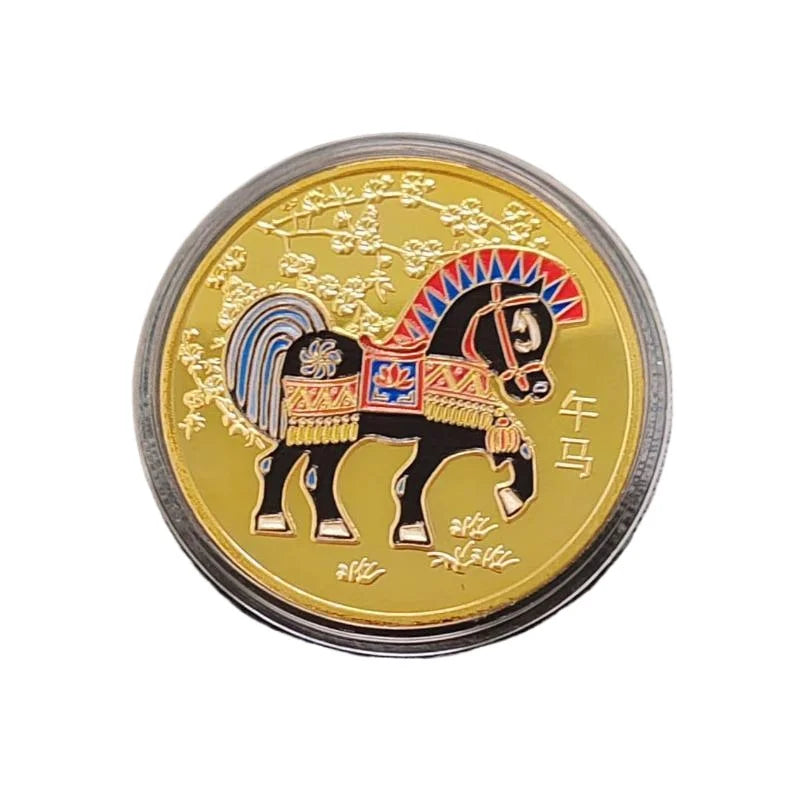 Collectible Decoration Lucky Coin Charms Challenge Metal Crafts Qme
