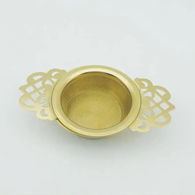 Double-layer Fine Mesh Tea Strainer Stainless Steel Filter Sieve Qme B
