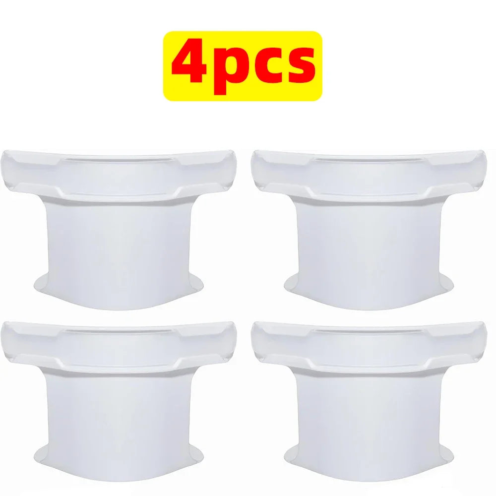 Universal Bedsheet Corner Tightener Clips Invisible Bedspread Secure Holder with Heavy-Duty Mattress Straps Sheets Slot Locks Qme White- 4pcs