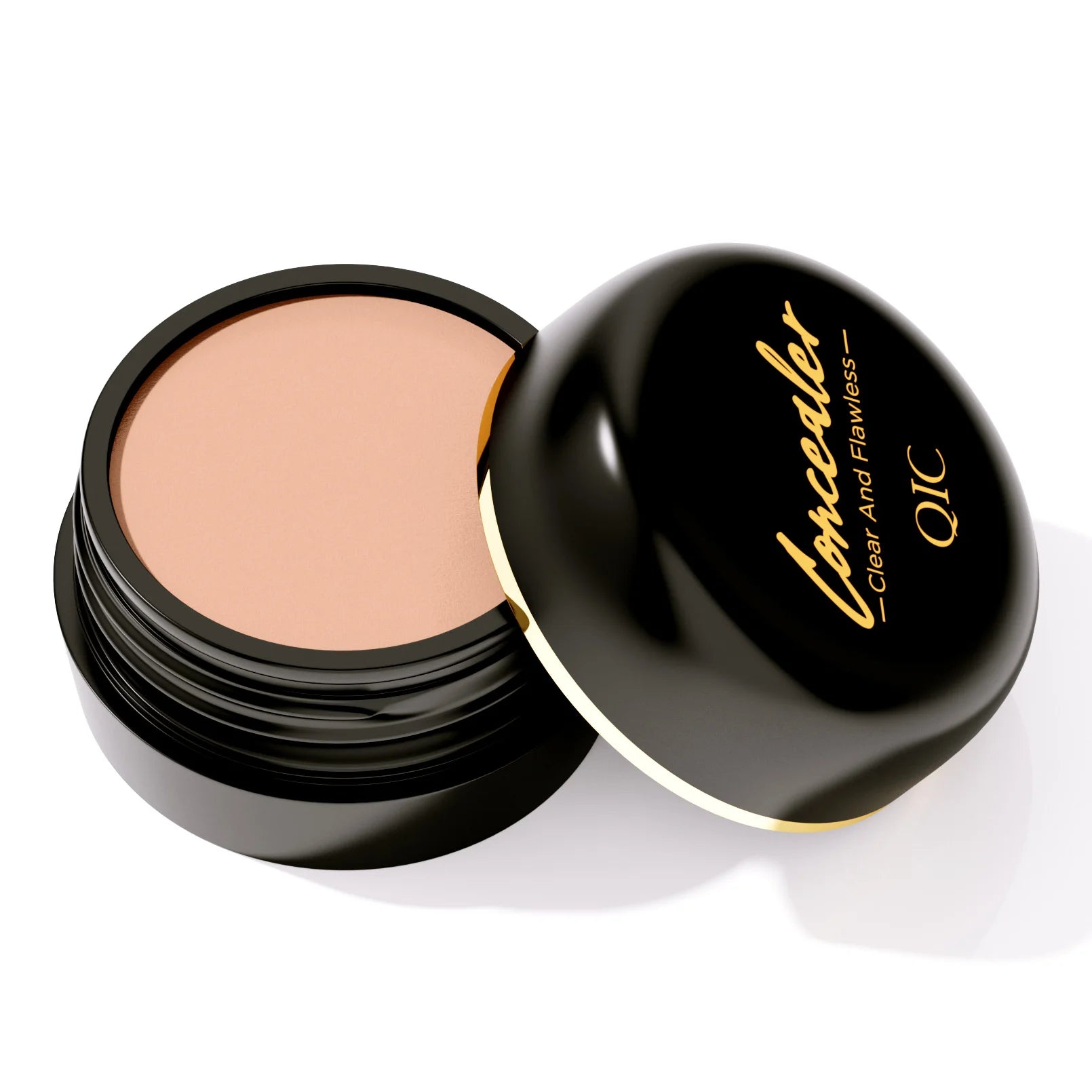 Waterproof Sweatproof Concealer Covers Dark Circles,Blemishes,Tattoos & Scars,Long Lasting Smudge Resistant Qme