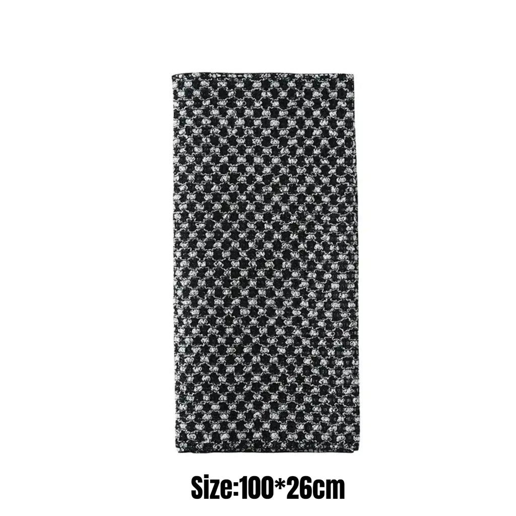 Japanese Exfoliating Bath Towel Ultra-long Shower Scrubber Back Qme Black A