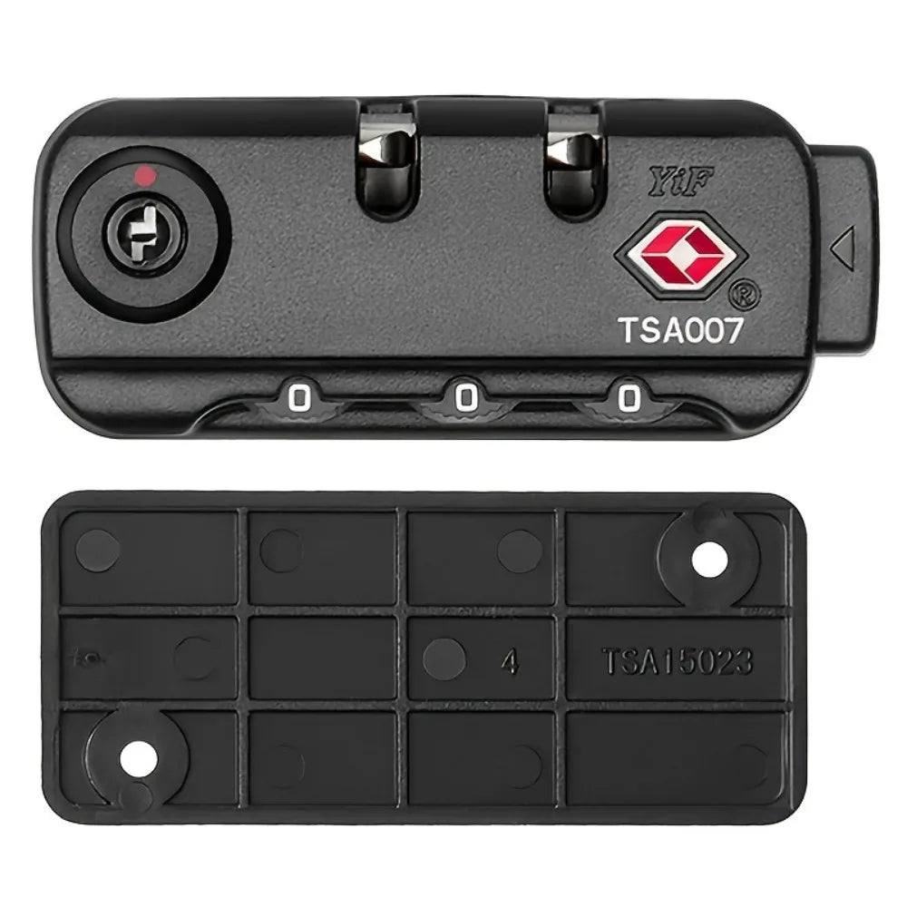 Travel Zipper Certified Luggage Password Lock, Backpack Anti-Theft 3-Digit Password Lock Qme