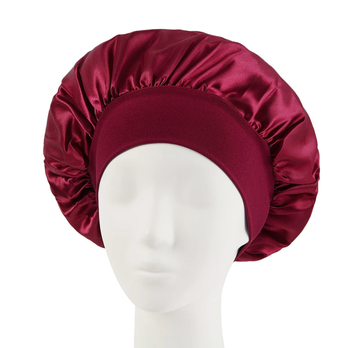 Heatless Curling Rod Headband No Heat Hair Rollers Sleeping Soft Flex Qme Burgundy 1Pc 32cm