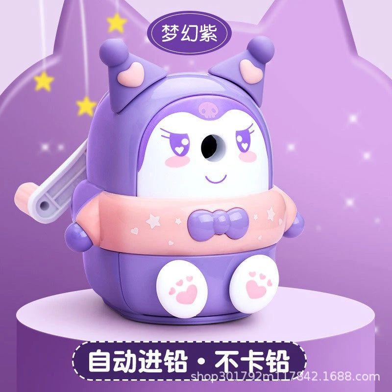 Hello Kitty Kuromi Pencil Sharpener Pencil Sharpener Pencil Sharpener for Students Cartoon Pencil Sharpener Qme