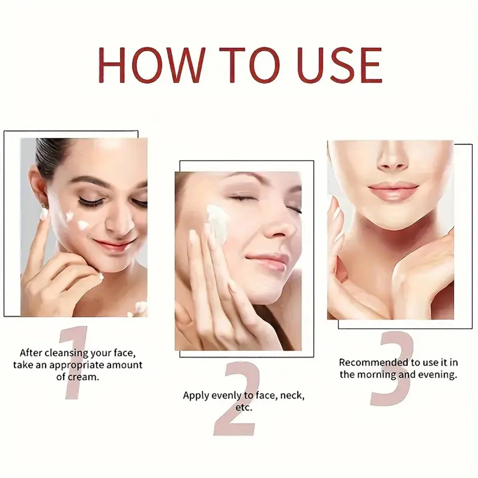 Retinol Collagen Face Cream, Instant Firming & Moisturizing to Smooth Fine Lines Qme