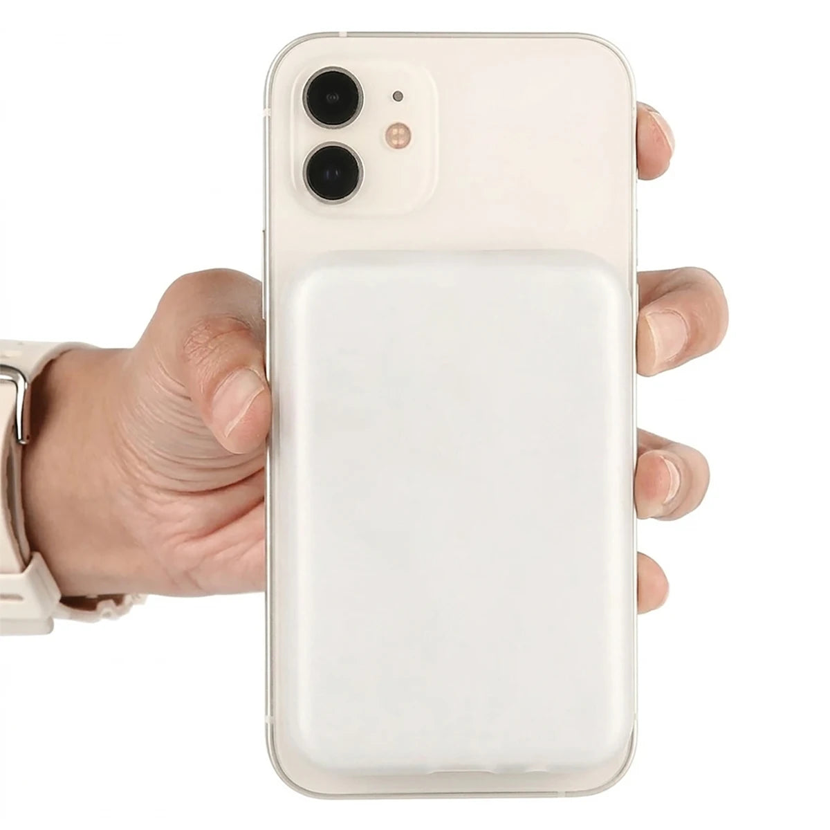 Transparent White TPU Charging Case Protector Compatible Apple's Qme