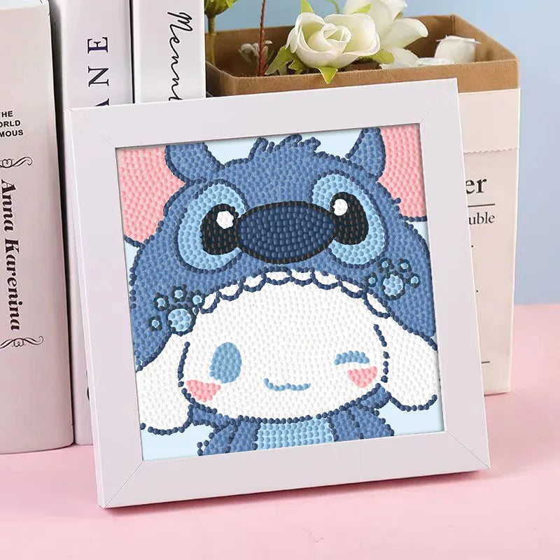 Hello Kitty Kuromi Diamond Painting DIY Craft Frame Cartoon Students