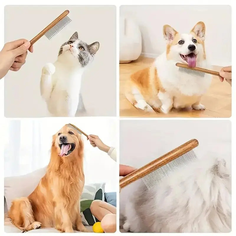 Eye-poop Comb Cat Hair Pet Clean Supplies Woodiness Facial Cleaning Qme